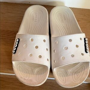 CROCS white - Cream Slide Sandals